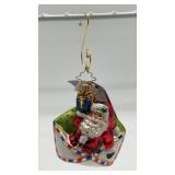 Christopher Radko Santa Letter First Class glass