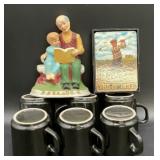 Decorative beer coasters featuring British pubs,