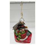 Christopher Radko Special Delivery Snowman Letter