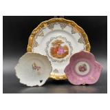 Vintage porcelain plates. German Bavaria STW