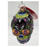 Christopher Radko Drop Dead Gorgeous sugar skull