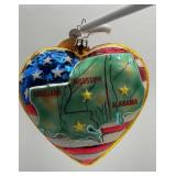 Christopher Radko In the Hearts of America glass
