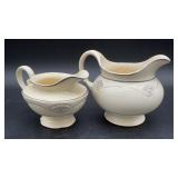 Vintage Homer Laughlin gravy boat in the Marigold