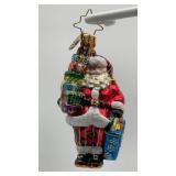 Christopher Radko Lets Go Shopping glass