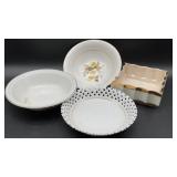 Vintage Westmoreland lattice openwork porcelain