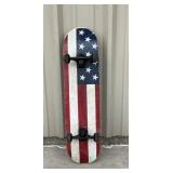 NPET 31-inch skateboard featuring a USA flag