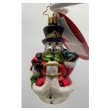 Christopher Radko Winter's Trill Gem snowman