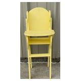 Vintage Wooden Childï¿½s High Chair 27 inches tall