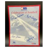 Autographed sheet Celebration of Baseball