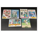 6 Rickey Henderson baseball cards