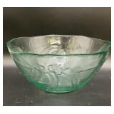 Vintage Hot Pepper Jalapeï¿½o Embossed Green Glass