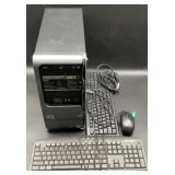 Compaq Presario desktop computer with keyboard