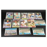 13 Topps 1979 baseball cards, Bill Travers, Rich