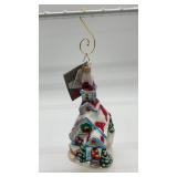 Christopher Radko Holly Bell Chapel glass