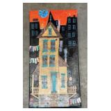 Mixed media painting titled J J ï¿½s Place by