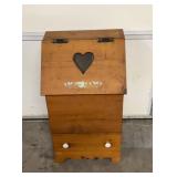 Vintage wooden potato and onion storage bin, 28
