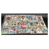 39 Topps Football cards, 1979 to 1982