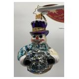 Christopher Radko Snow Star Little Gems snowman