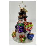 Christopher Radko Snow Drift Gifts snowman