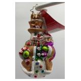 Christopher Radko Waffle Wally Gem Christmas