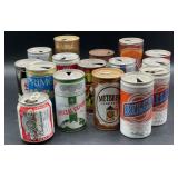 Vintage pull-tab and flat-top beer cans, Billy,