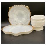 Vintage milk glass, Anchor Hocking Fire King