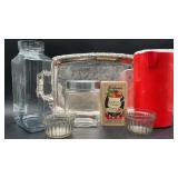 Vintage Kerr Economy' jar, 2.5in tall has a few
