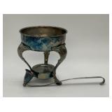 Vintage silver-plated beverage carafe warmer