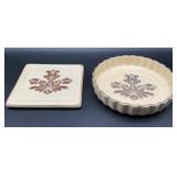 Vintage Pfaltzgraff Village stoneware square
