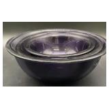 UV GLOW Vintage Pyrex Purple Tinted Glass