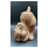 Vintage McCoy 0272 thinking puppy cookie jar.