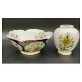 Imari ware bowl, Japan, Andrea by Sadek floral