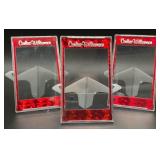 3 Corliss Williamson plastic name card holder