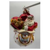 Christopher Radko heart gifts glass ornament,