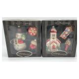 2 sets of Christopher Radko Celebrations 25th