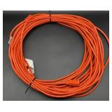 HDX 100 ft. orange indoor/outdoor extension cord,