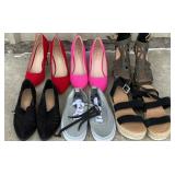 6 pairs of ladies shoes, Trends Up, Mauriceï¿½s,