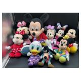 Disney plush toys, Mickey Mouse, Minnie Mouse,