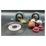 Vinyl record Johnny Rebel, vintage gear shift