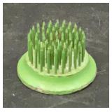 Vintage metal flower frog, 1 3/8 inches wide