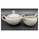 Sheffield Fine China creamer and covered sugar
