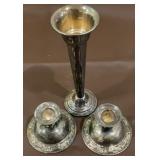 Silver Plated Candlesticks, 2 Oneida S