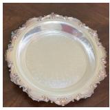 Silverplate Casserole Serving Dish with Clear