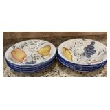 8 Frutteto Had Painted 8.5in wide bowls.. Fruit