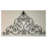 Ornate Scrollwork Metal Wall Art Decorative