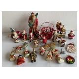 Christmas ornaments and figurines, Santa,