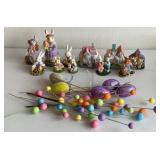 Easter decor, porcelain figurines, Kï¿½s Collection