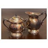 1881 Rogers Dynasty Silverplate on Copper Creamer