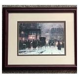 G. Harvey Nostalgic City Street Winter Scene