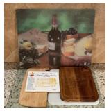 6 Cutting Boards,Wine design Gourmet made in
